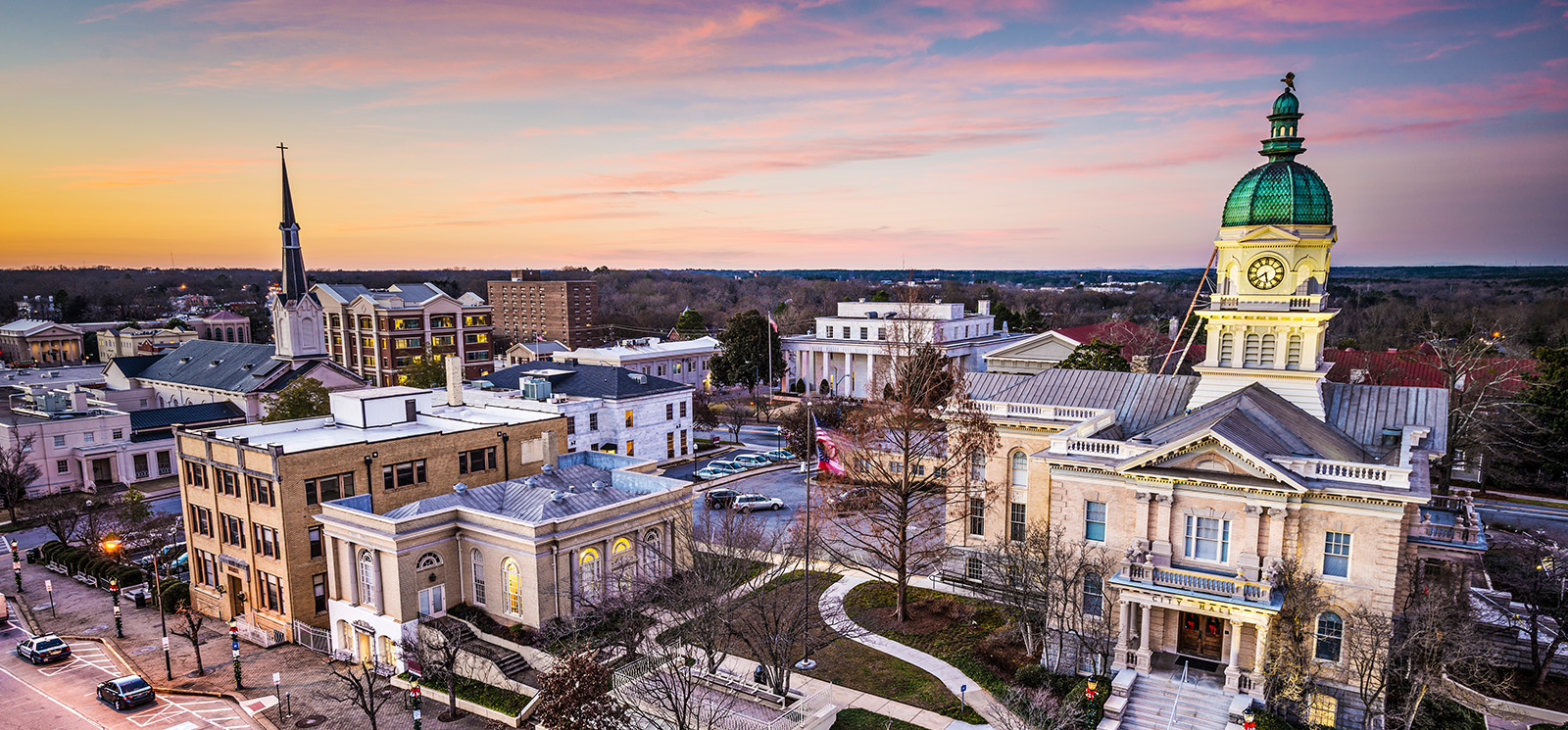 Athens downtown skyline